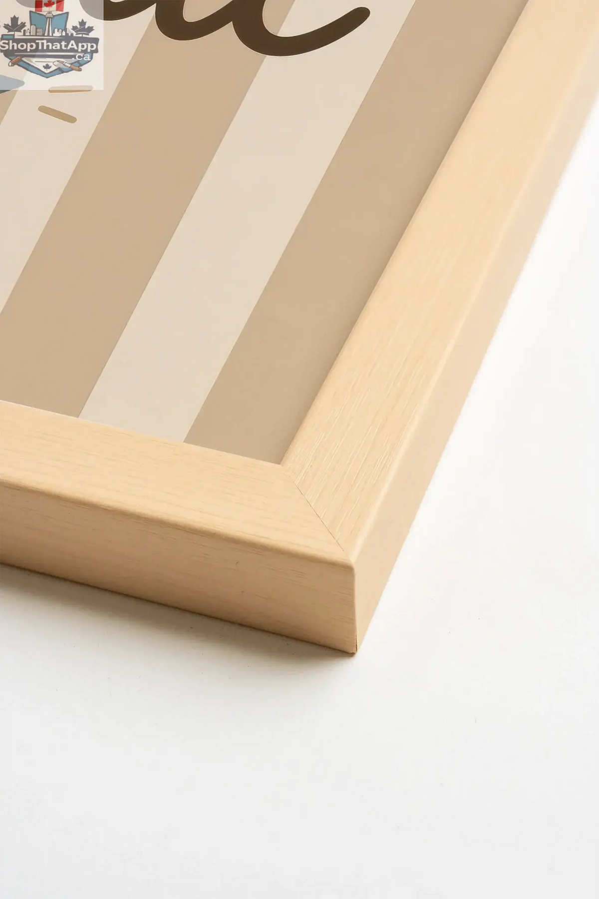LITTLE DUDE Artwork Framed - Oeuvre sur toile rigide, encadré Naturel Clair (collective) - Shopthatapp.ca