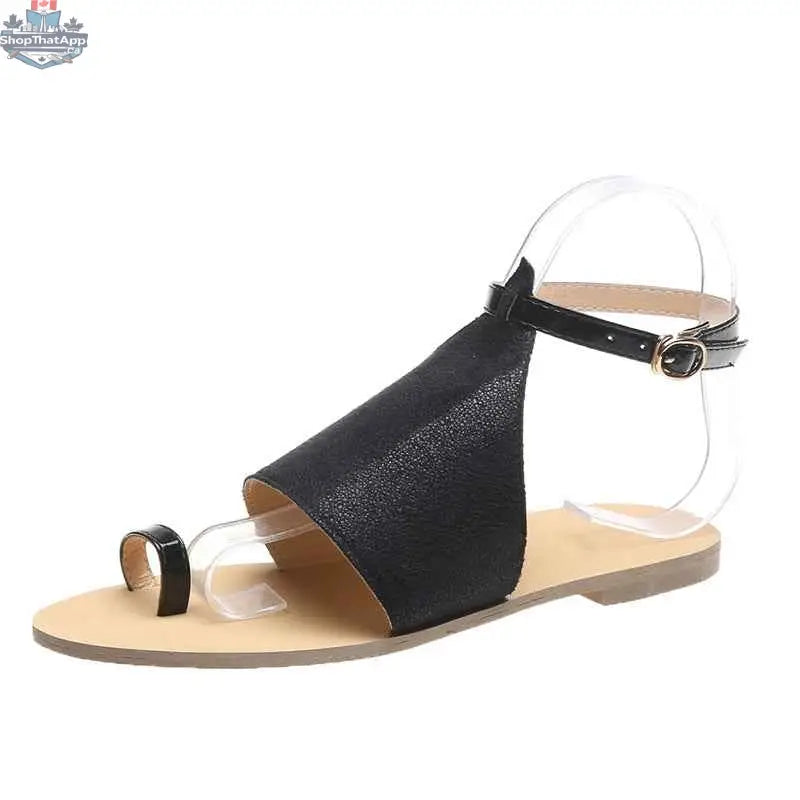 AURABAGS SHOP mid buckle beach shoes with adjustable straps and comfortable sole, perfect for beach and casual wear.