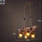 Bar American Chandelier Retro Chandelier Creative Lamp - Shopthatapp.ca