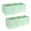 6-Pack Foldable Storage Bins Organiser Cube Boxes - Shopthatapp.ca