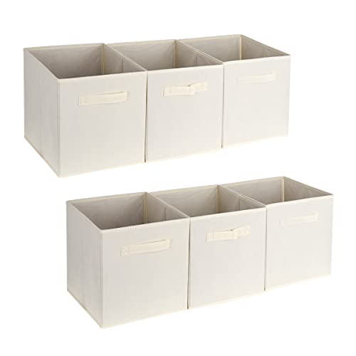 6-Pack Foldable Storage Bins Organiser Cube Boxes - Shopthatapp.ca