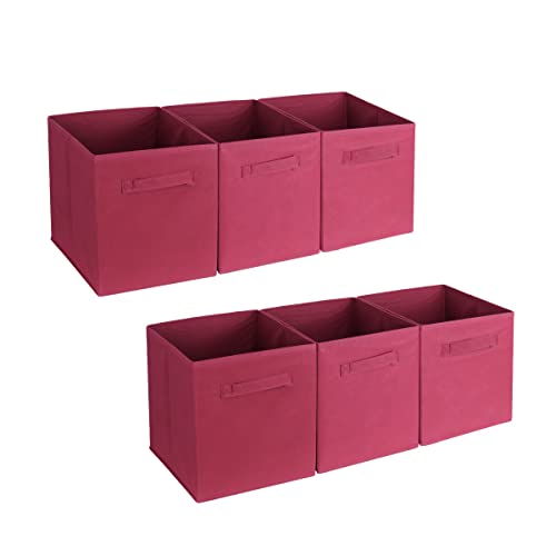 6-Pack Foldable Storage Bins Organiser Cube Boxes - Shopthatapp.ca
