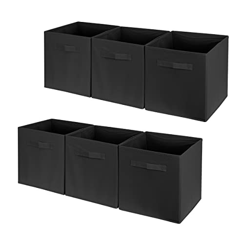 6-Pack Foldable Storage Bins Organiser Cube Boxes - Shopthatapp.ca