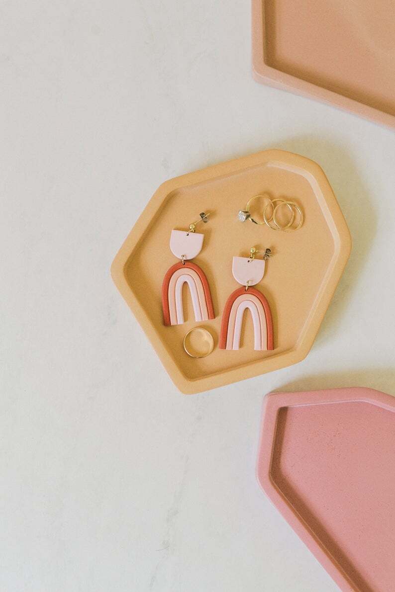 A Beautiful Mess Rainbow Earrings - Handmade Colorful Accessory - Shopthatapp.ca