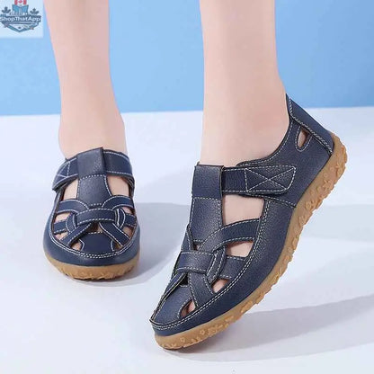Beach Hollowed Fashion Flat Sandals - Shopthatapp.ca