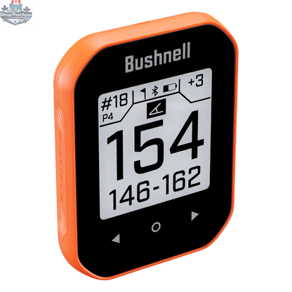 Phantom 3 Slope GPS golf watch by The Golfather Ltd. showing a digital display with course layout and distance readings.