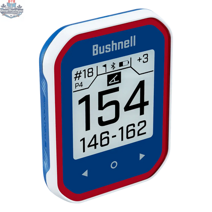 Phantom 3 Slope GPS golf watch by The Golfather Ltd. with digital display, showing course layout and distance readings.