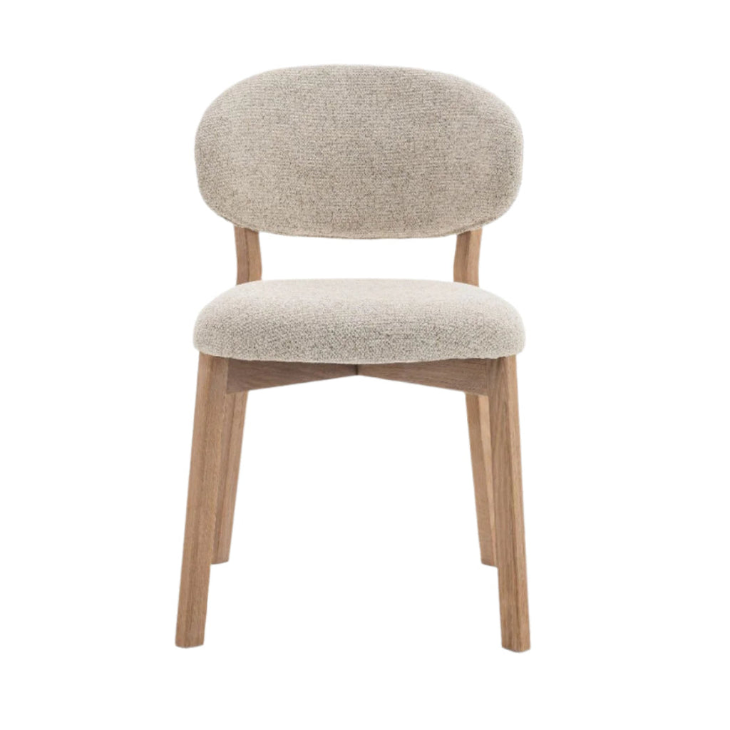 Luna Natural Oak Dining Chair - Beige - Www.Shopthatapp.ca