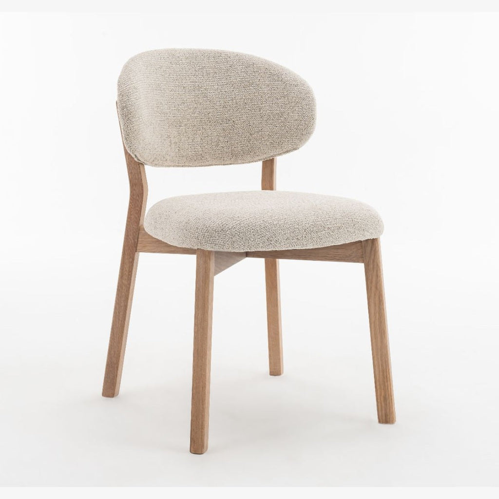 Luna Natural Oak Dining Chair - Beige - Www.Shopthatapp.ca