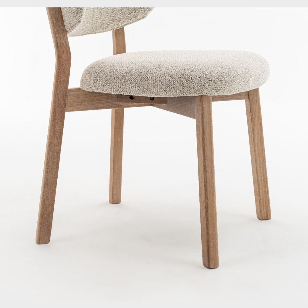 Luna Natural Oak Dining Chair - Beige - Www.Shopthatapp.ca