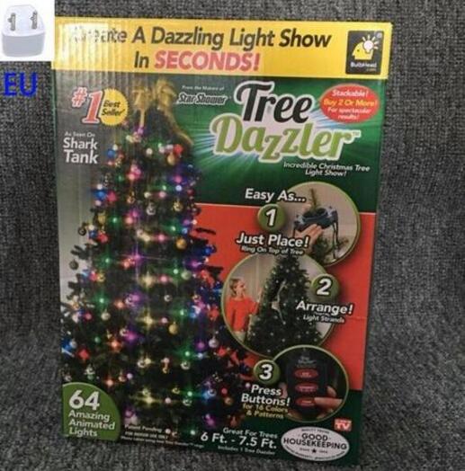 64 and 48 Light Dazzler Christmas Tree Light Show - Shopthatapp.ca