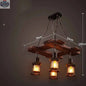 Bar American Chandelier Retro Chandelier Creative Lamp - Shopthatapp.ca