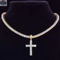 Elevate Your Style with Our Gold Cross Tennis Chain - Shopthatapp.ca