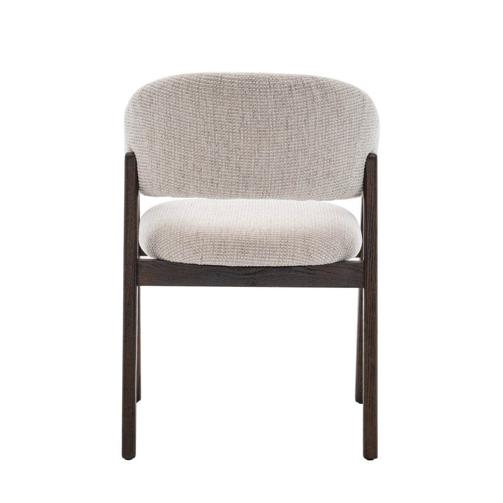 Fiol Dining Chair – Beige Upholstery & Dirty Oak Wood Frame - Www.Shopthatapp.ca