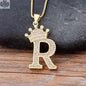 Letter Pendant with Chain - Gold - Shopthatapp.ca