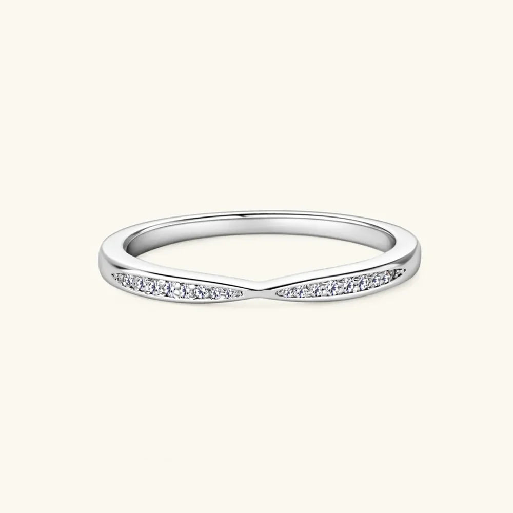 925 Sterling Silver Moissanite Ring for Stunning Elegance - Shopthatapp.ca
