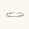 925 Sterling Silver Moissanite Ring for Stunning Elegance - Shopthatapp.ca