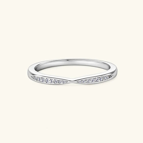 925 Sterling Silver Moissanite Ring for Stunning Elegance - Shopthatapp.ca