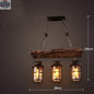 Bar American Chandelier Retro Chandelier Creative Lamp - Shopthatapp.ca