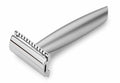 Merkur 3-Piece Safety Razor with Closed Comb and Heavy Smooth Matt Handle in Chrome