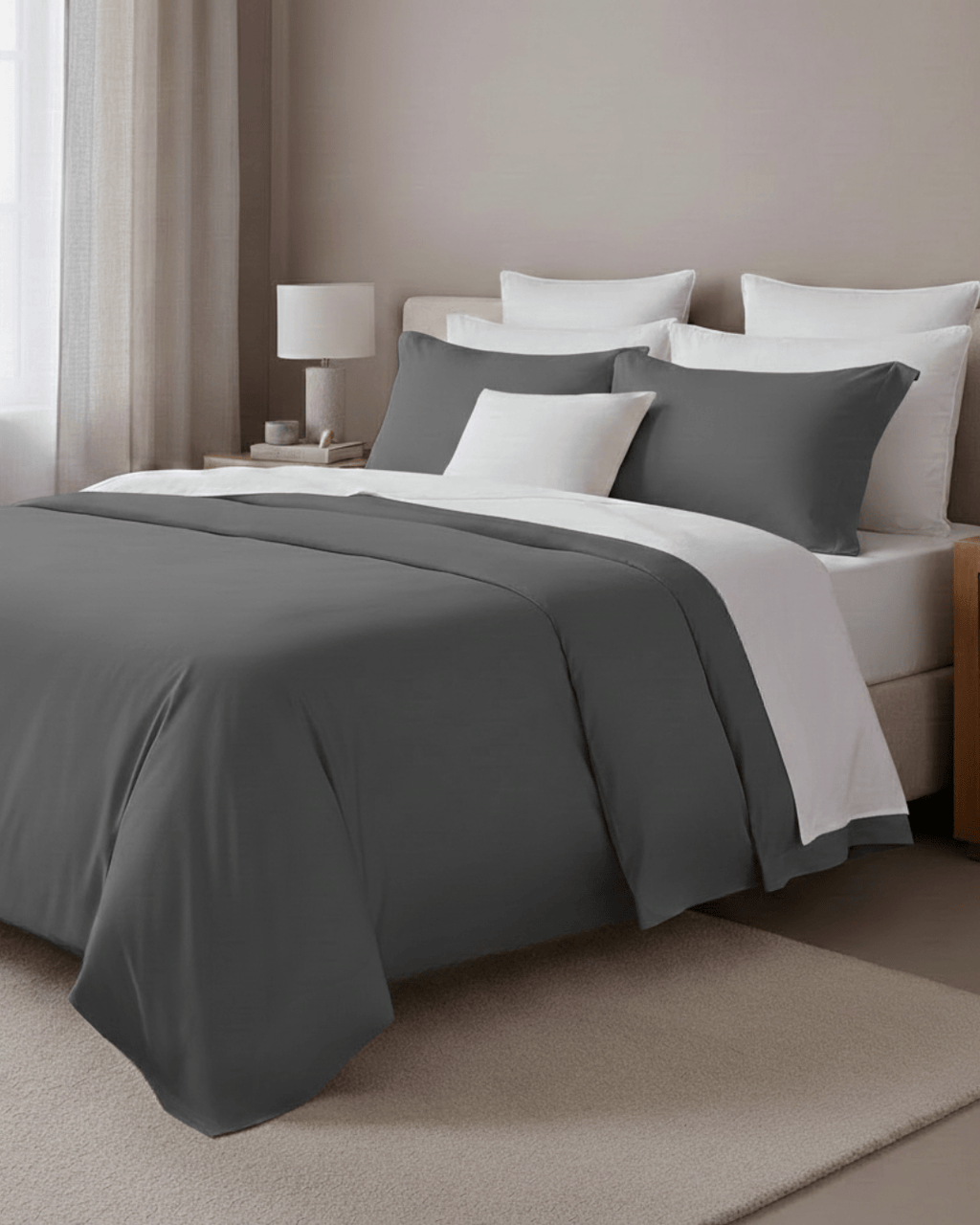 Zenith Turkish Bath Sheets - Luxurious Absorbent Towels for Spa-Quality Comfort and Refined Sateen Pillowcase Set - Shopthatapp.ca