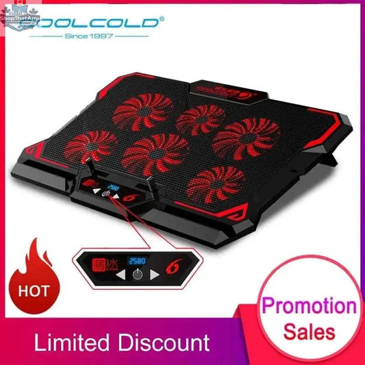 777tech 17-inch gaming laptop cooler with dual fans for enhanced cooling and improved gaming performance.