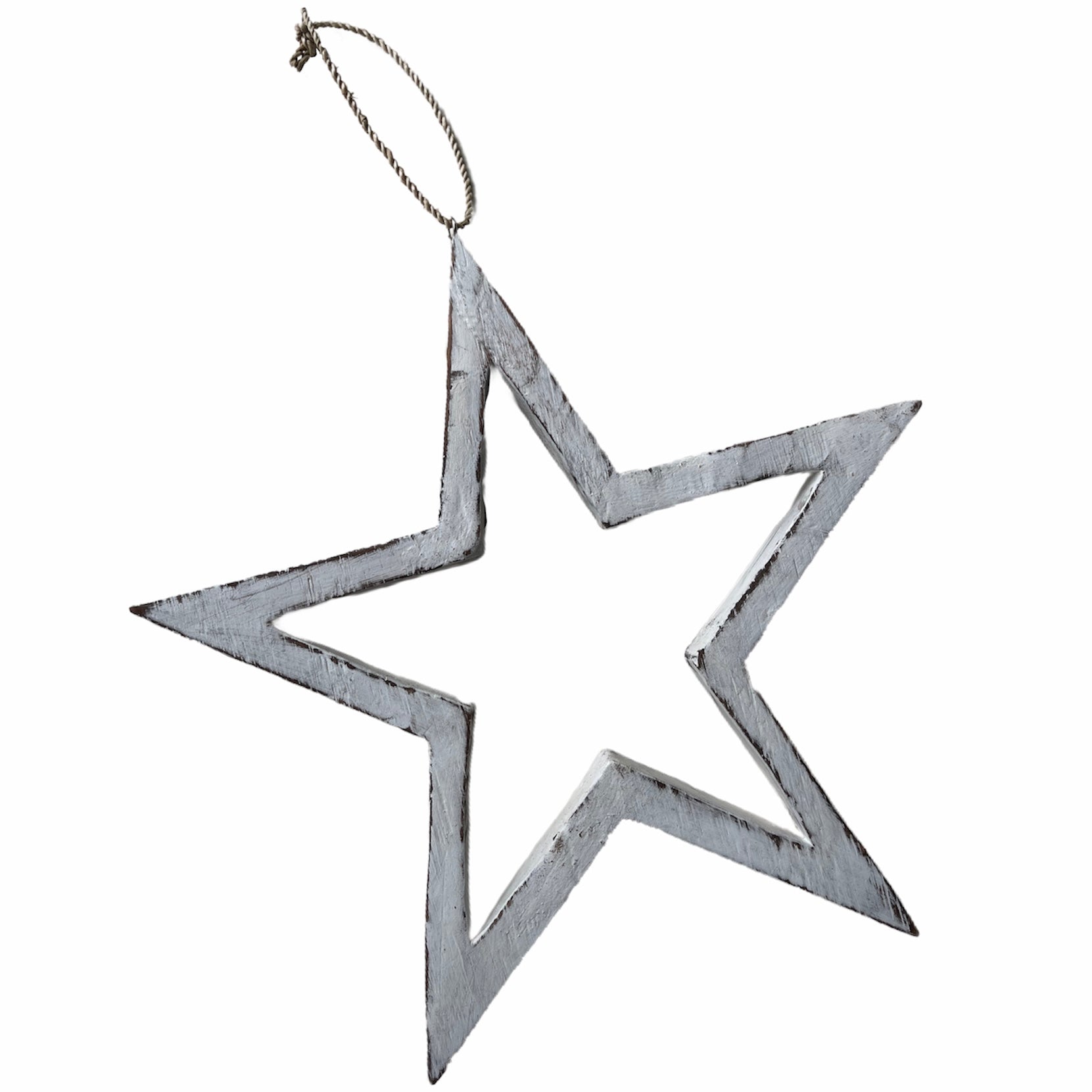Large Wooden Star Decor - Large Hanging Open Wooden Star for Home Decor - Shopthatapp.ca