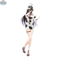 Anime figure of Albedo mini dress from Overlord by Hawk Collectibles, featuring trio-try-it cow pattern on the figure's outfit.
