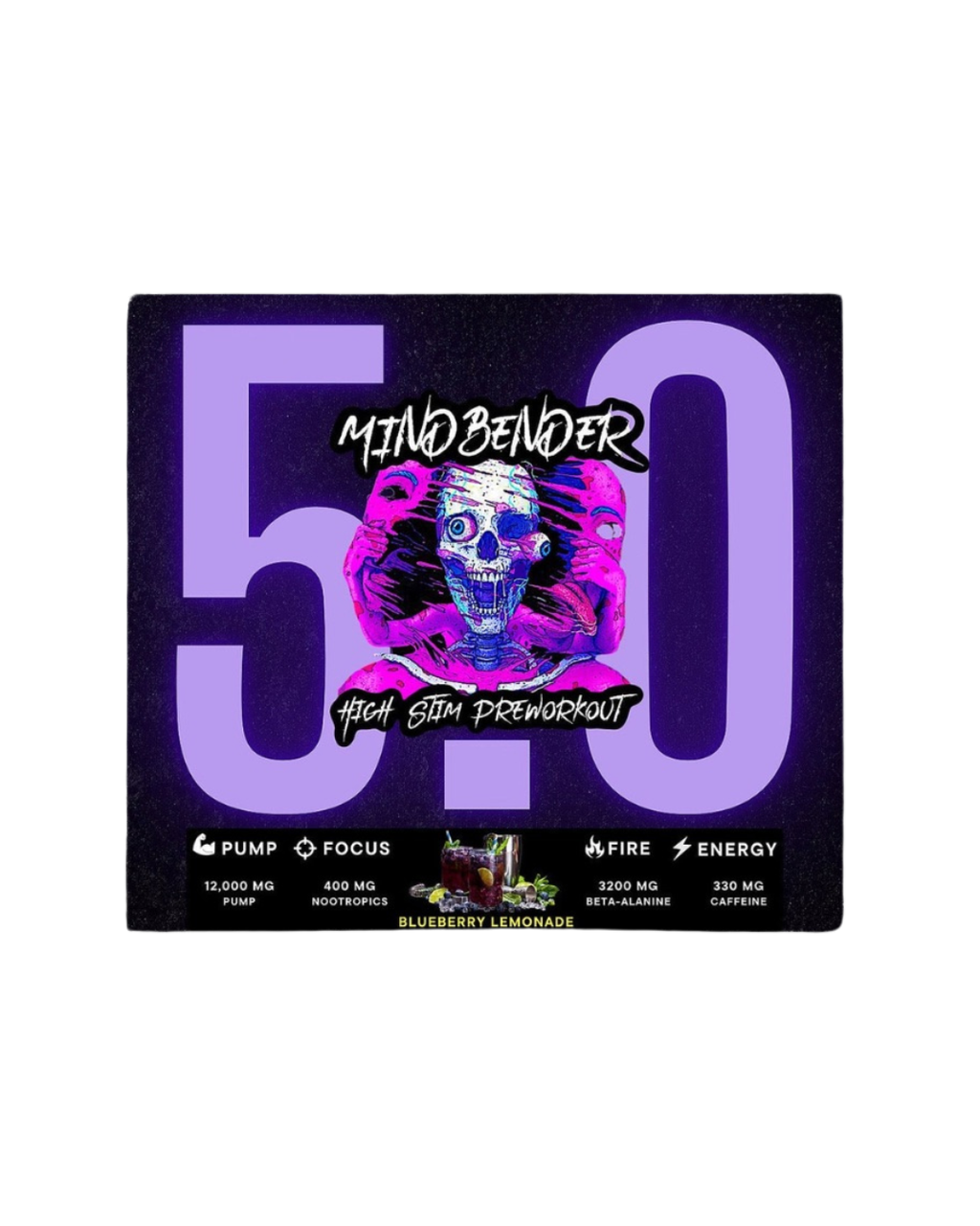 Project M MINDBENDER V5 High Stim Pre-Workout 40/20 Servings - Www.Shopthatapp.ca