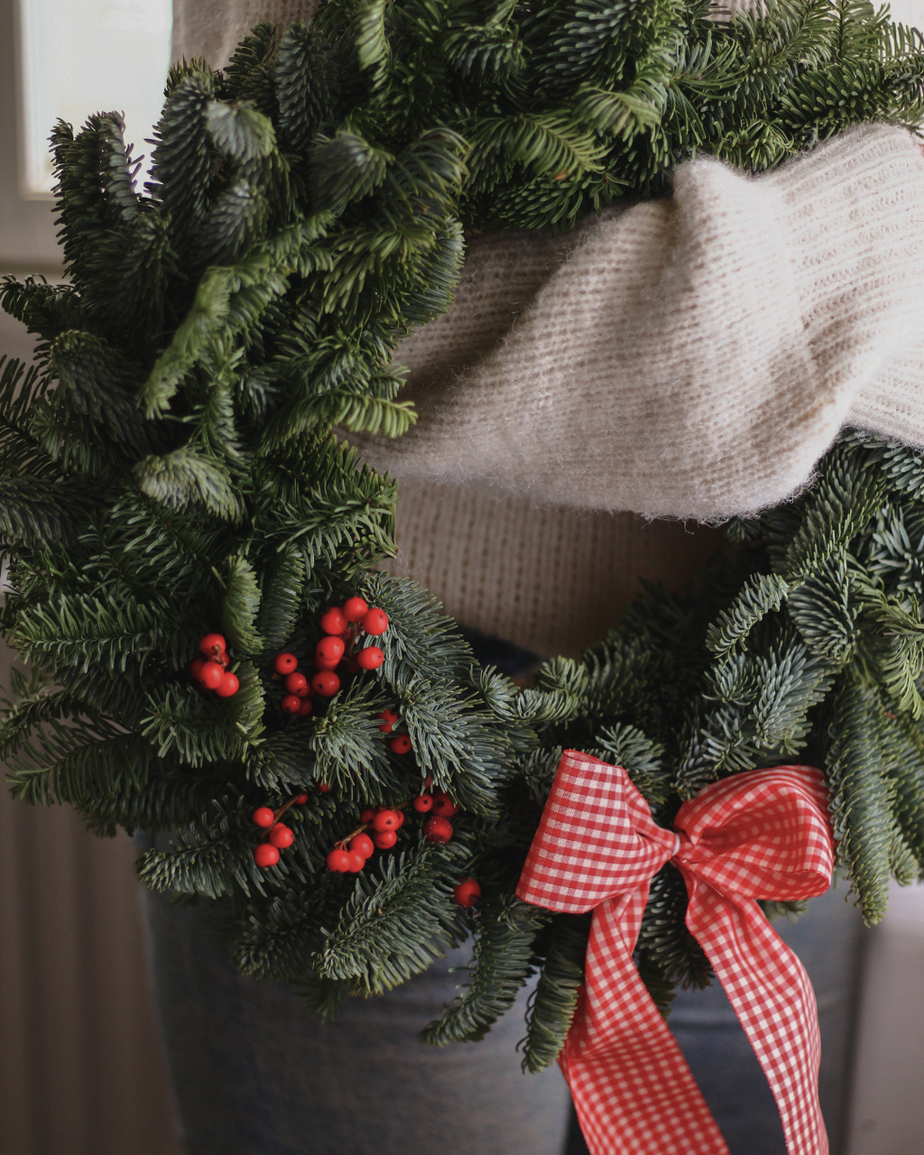 Holiday Wreath Making Workshop for Teams & Friends — Create Custom Winter Wreaths (Group of 10)