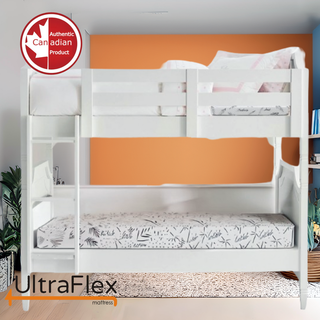 UltraFlex® SleepTight – Canadian Made- Gel Memory Foam Mattress | CertiPUR-US® Certified, Cooling, Pressure Relief, Medium Firm, Fiberglass-Free, Bamboo Cover | Ideal for Bunk Beds, RVs & All Frames | Spinal Support & Motion Isolation - Shopthatapp.ca