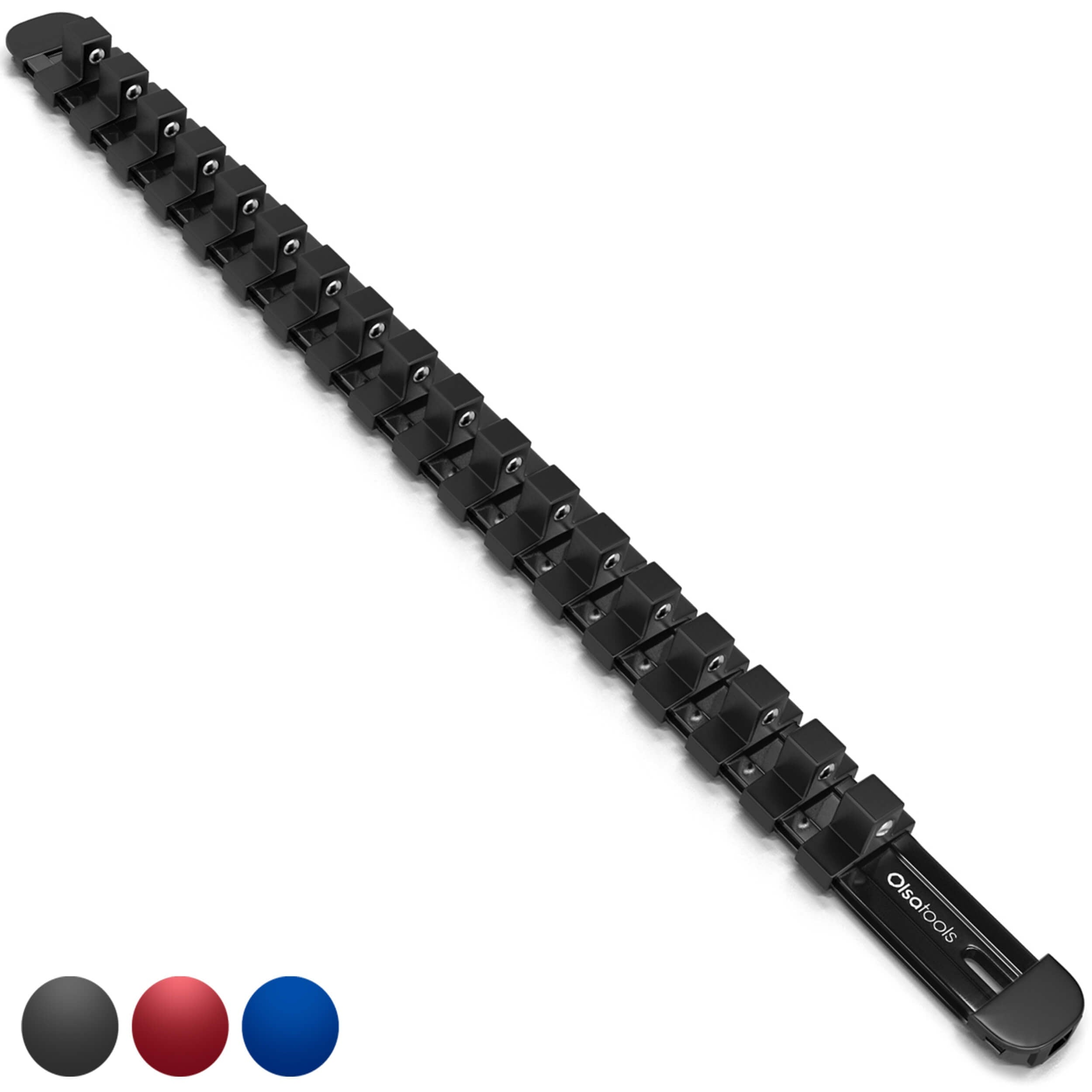 Aluminum Socket Organizer Rails with Locking End Caps - Shopthatapp.ca