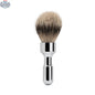 Merkur Badger Hair Shaving Brush - Silver Tip, Bright Chrome MK-1701001 - Shopthatapp.ca