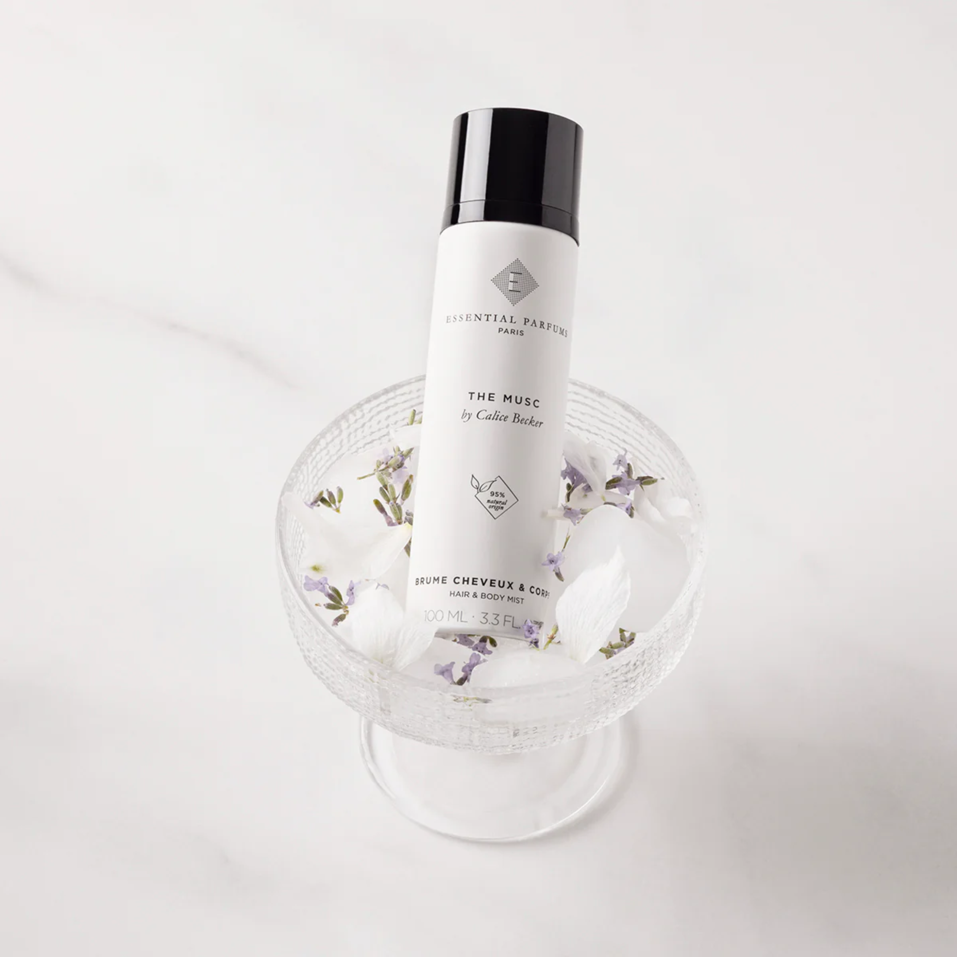 Essential Parfums The Musc Hair & Body Mist 100 ml - Lightly Fragranced with Essential Parfums The Musc EDP