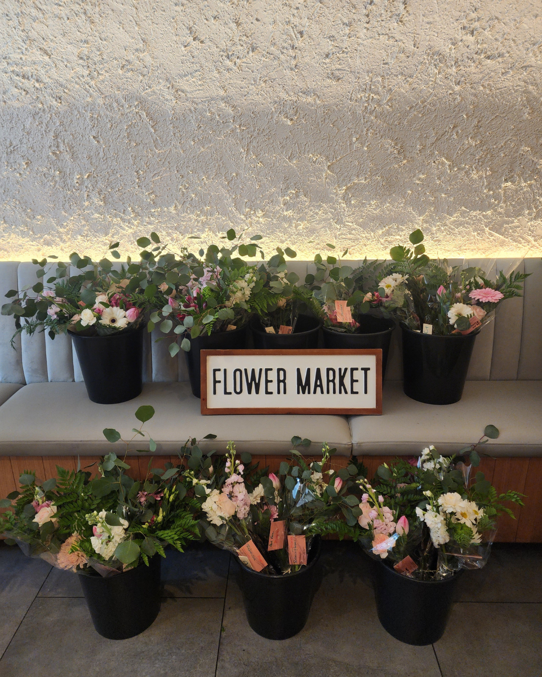 Wedding Bouquet Bar by Blooms to Bouquets – Luxury Centerpiece Repurposing for Guests