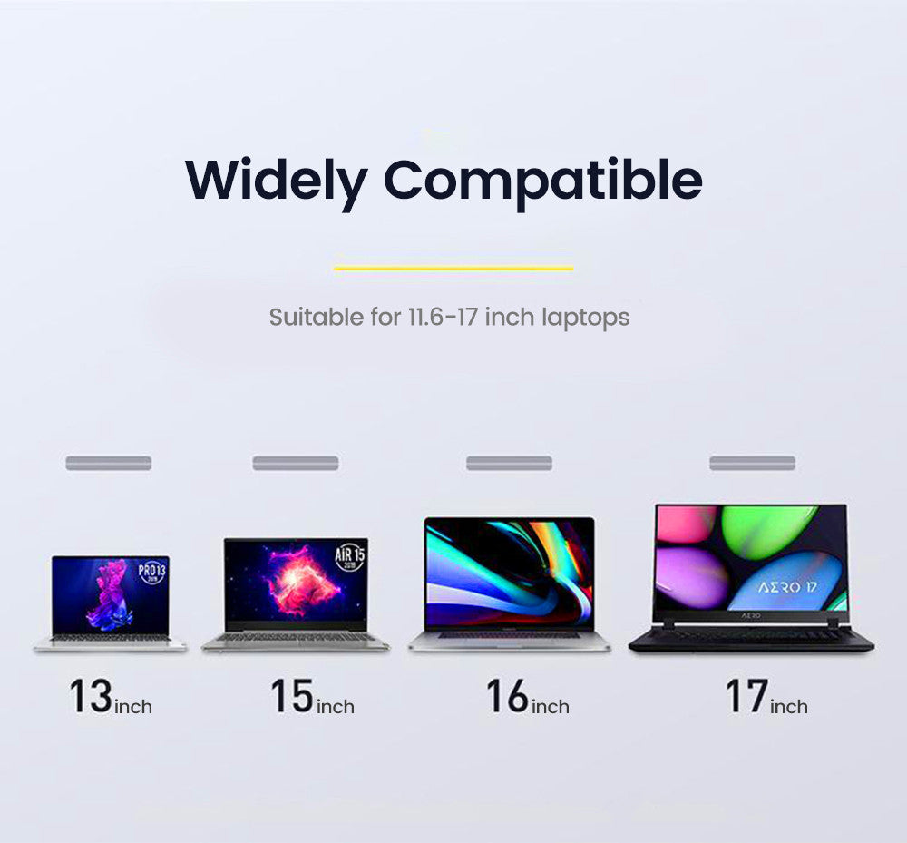 Portable Height-Adjustable Laptop Stand for Desktops