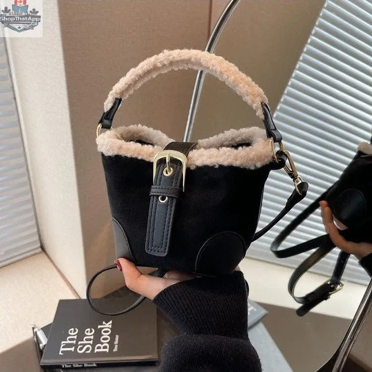 Crossbody Bags Women Shoulder Bag Casual Retro Plush Bag Versatile Plush Designer Bags Purse And Handbags Female Bags - Shopthatapp.ca