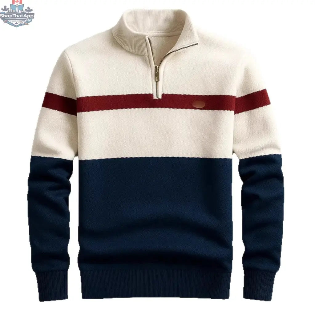 Cream-colored CITADL pullover sweater with a cozy knit texture, displayed on a plain background.