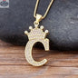 Letter Pendant with Chain - Gold - Shopthatapp.ca