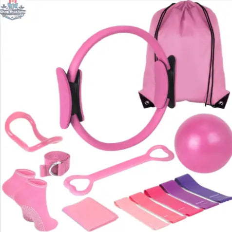 13-Piece Yoga & Pilates Set — Complete Home Workout Kit - Shopthatapp.ca