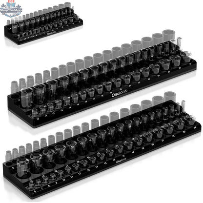3-Row Magnetic Socket Holder - Shopthatapp.ca