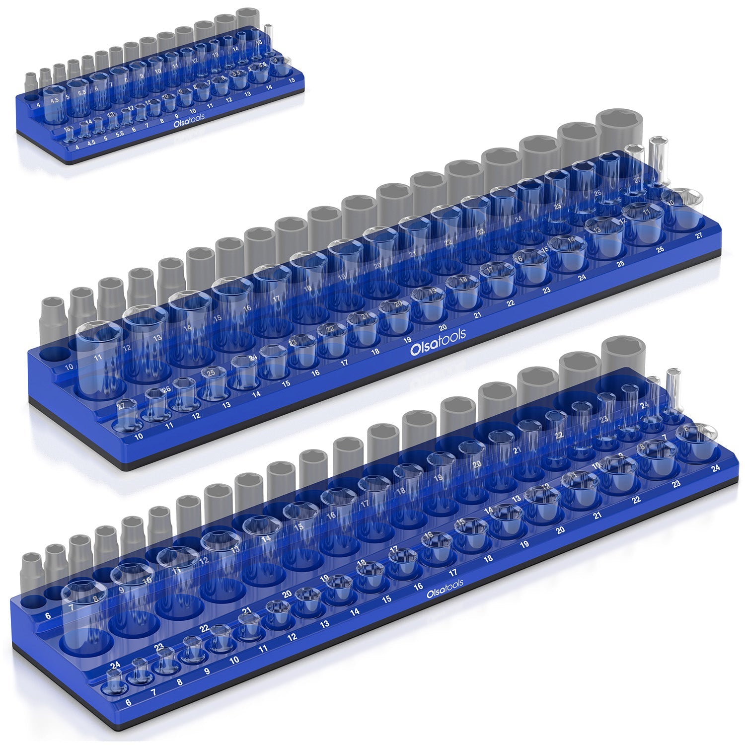 3-Row Magnetic Socket Holder - Shopthatapp.ca