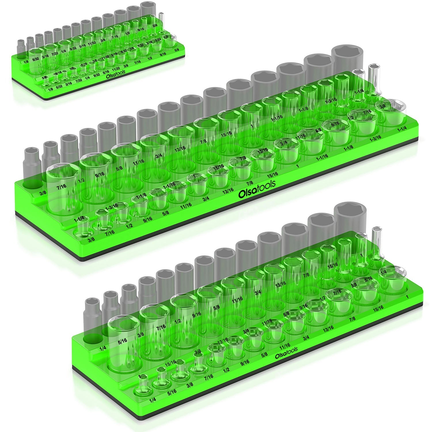 3-Row Magnetic Socket Holder - Shopthatapp.ca
