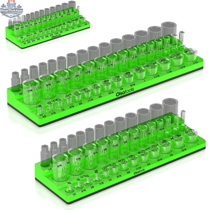 3-Row Magnetic Socket Holder - Shopthatapp.ca