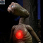 Toy Snowman NECA 40th Anniversary E.T. action figure with LED light-up chest, detailed collectible toy from the movie series.