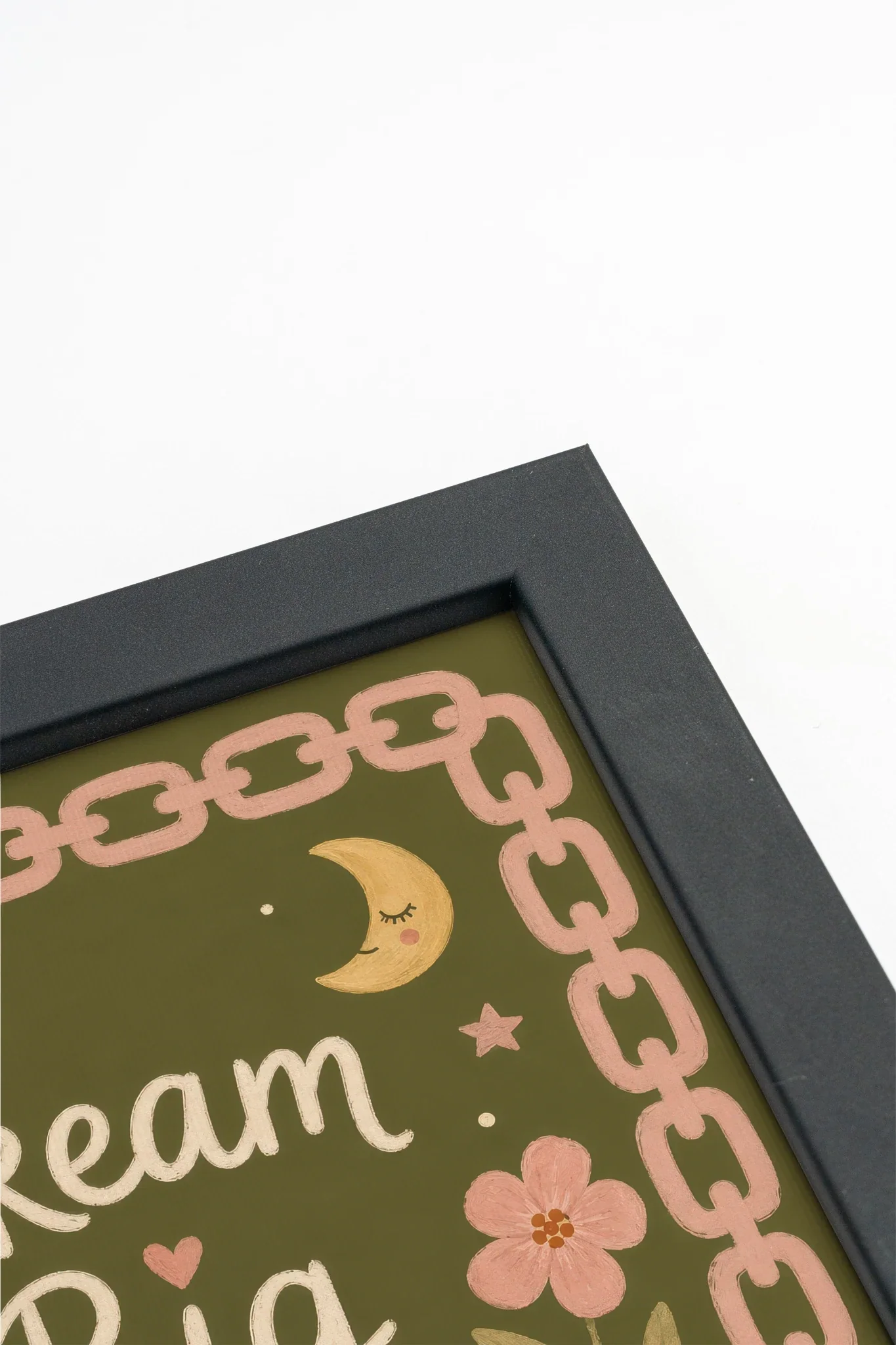 DREAM BIG Canvas Art - Oeuvre sur toile rigide, encadré Noir (collective) - Shopthatapp.ca