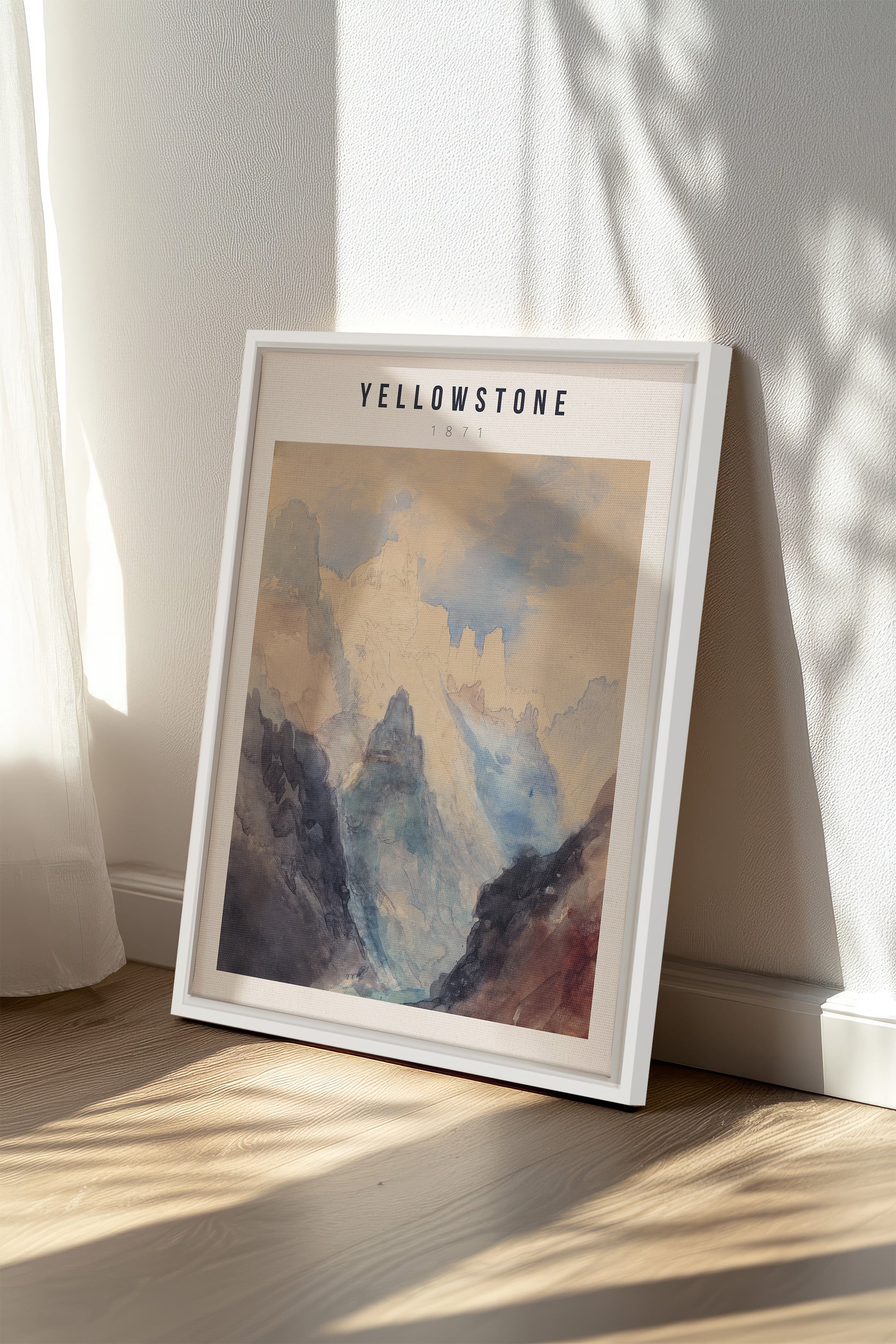Yellowstone Canvas Artwork - Oeuvre sur Toile Étirée