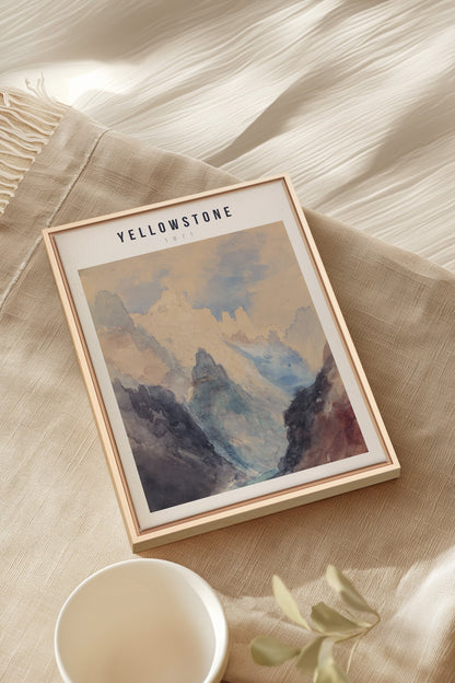 Yellowstone Canvas Artwork - Oeuvre sur Toile Étirée - Shopthatapp.ca