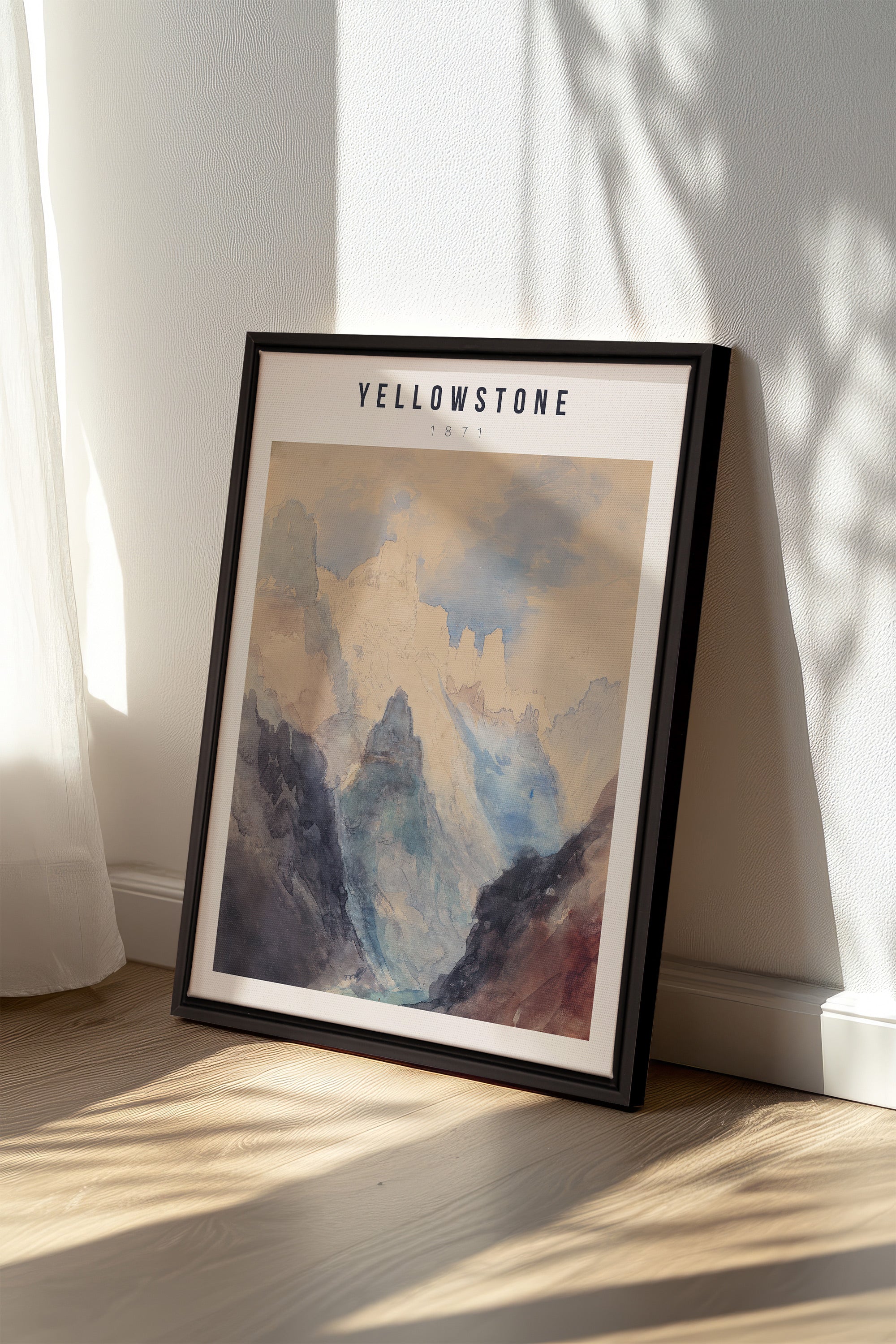 Yellowstone Canvas Artwork - Oeuvre sur Toile Étirée