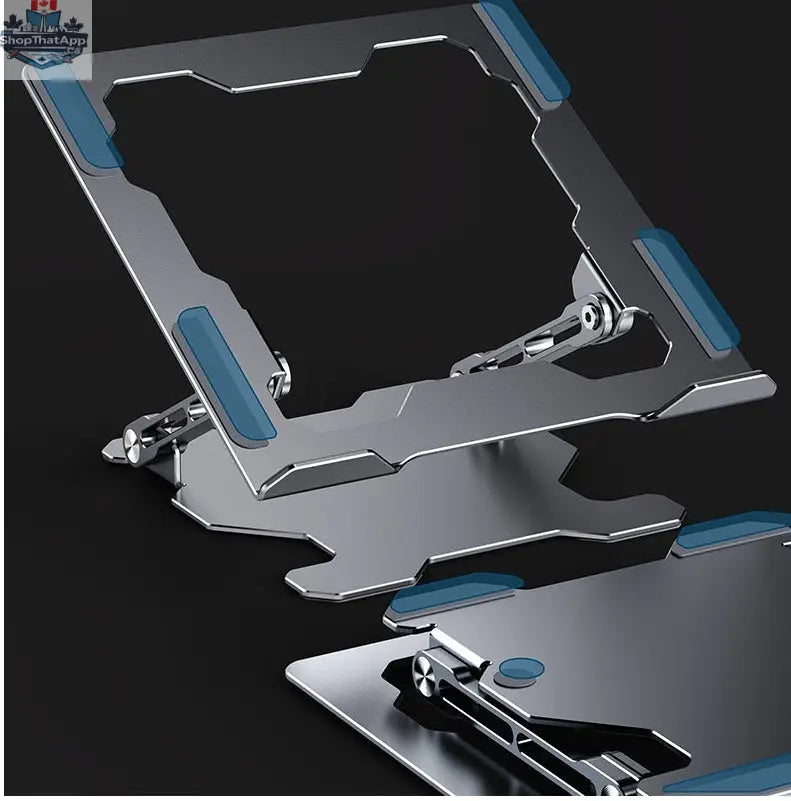 Adjustable Laptop Stand Portable Computer Stand Aluminum Alloy Laptop Riser Compatible Laptop Stand Holder - Shopthatapp.ca